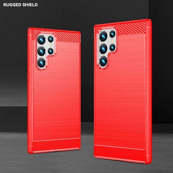 TPU чохол накладка Urban для Samsung Galaxy S22 Ultra / червоний 088356 фото