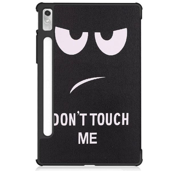 Шкіряний чохол книжка Crazy Horse для Lenovo Tab P12 Pro (12.6") / dont touch 097308 фото