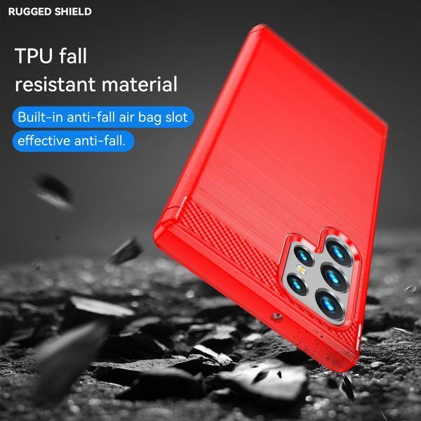 TPU чохол накладка Urban для Samsung Galaxy S22 Ultra / червоний 088356 фото
