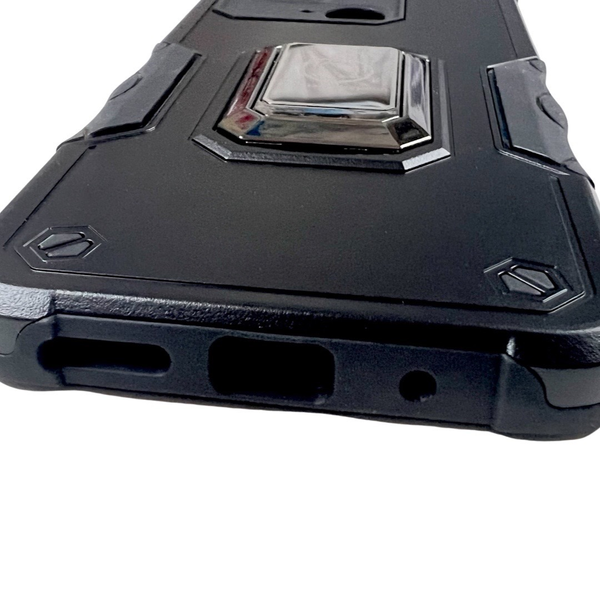 PC + TPU чохол Armor Magnet Ring для Xiaomi Redmi 10C (редмі 10ц) чорний 085609 фото