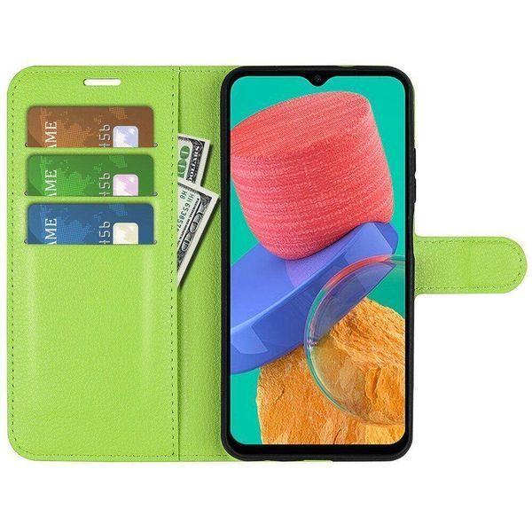 Чохол книжка Lichee для Samsung Galaxy M33 зелений 089868 фото