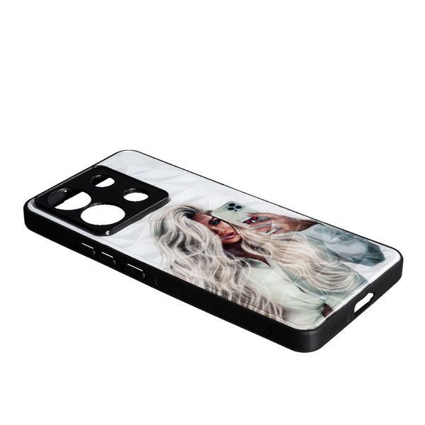 Чехол накладка Prisma Ladies для Xiaomi Redmi Note 13 Pro (5G) Girl with Phone 096190 фото