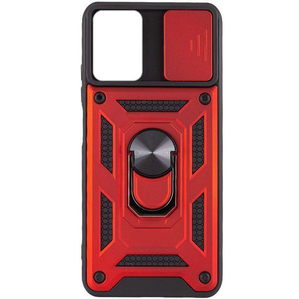 PC + TPU чохол Camshield armor для Samsung Galaxy A04S / червоний 087445 фото