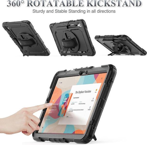 PC + TPU чохол Armor Cover Tablet на планшет Samsung Galaxy Tab S10 Lite (10.9) / чорний 100418 фото