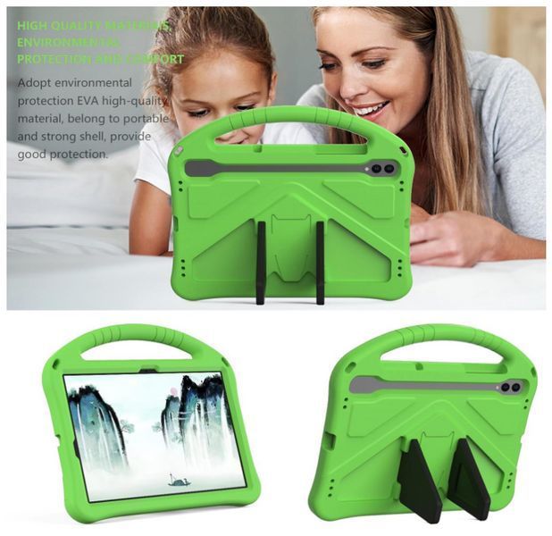 Чохол New Kids Case на Samsung Galaxy Tab S9 FE 10.9" (зеленый) 200078 фото