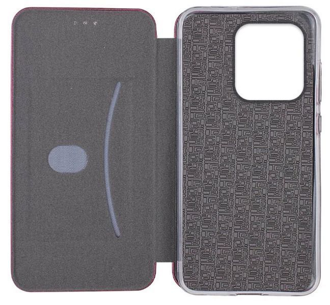 Чехол книжка Elegant book для Motorola G17 Power / бордовый 204736 фото