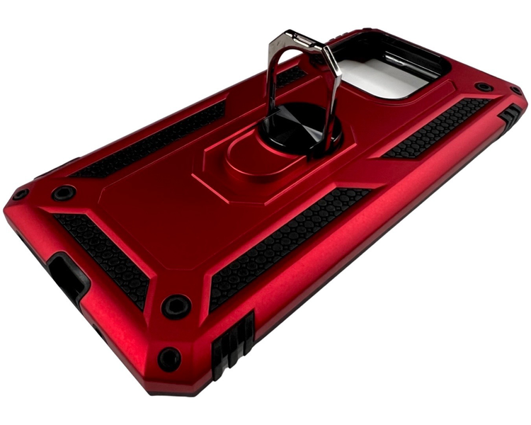PC + TPU чохол New Armor на Xiaomi Poco C40 (на поко цей40) червоний 086096 фото