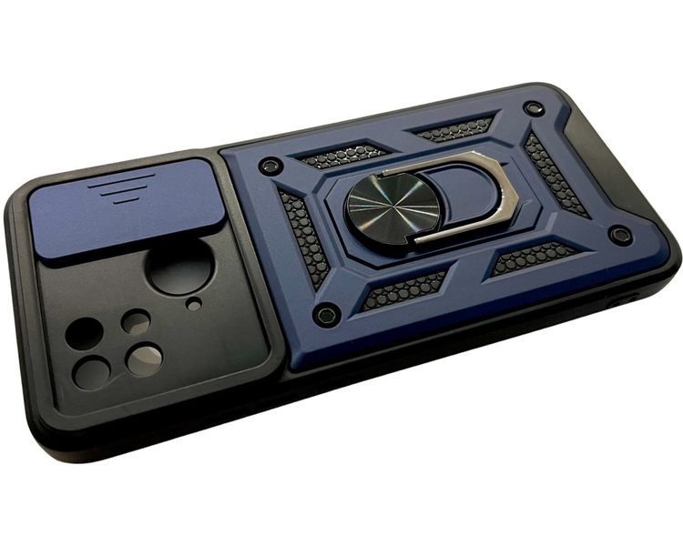 PC + TPU чохол Camshield armor на Xiaomi Redmi 10C / синій 086195 фото