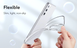 Ультратонкий 0,3 мм чехол для Samsung Galaxy S21 Ultra прозрачный 082701 фото 4