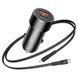 Автомобільна зарядка Baseus Small Screw PD Quick Charger + Cable (Lightning) 36W 1Type-C 1USB чорний 16439 фото 1