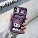 Чохол гумовий Kuromi case на iPhone 16/фіолетовий 098101 фото 3