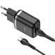 СЗУ Hoco N3 Home Charger Special single port QC3.0 charger set + (Type-C) 90365 фото 2