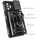 PC + TPU чохол Camshield armor на Xiaomi Poco F4 GT / чорний 087395 фото 3