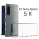 Ультратонкий 0,3 мм чохол для Sony Xperia 5 II прозорий 83842 фото 1