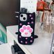 Силиконовый 3D чехол Paw love для iPhone 13 / черный 098950 фото 6