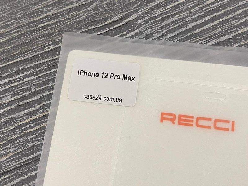 Защитная гидрогелевая пленка Recci для Apple iPhone 12 Pro Max 083869 фото