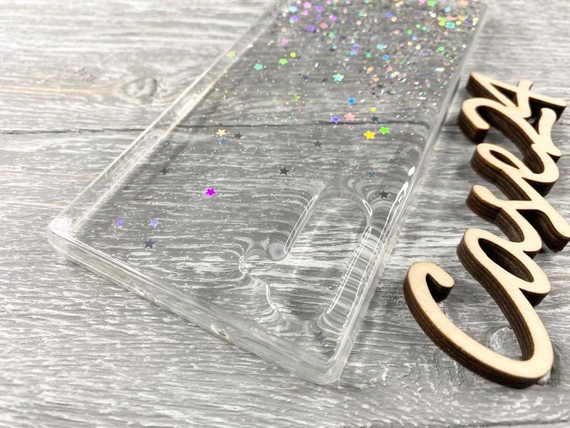 TPU чохол Star Glitter для Samsung Galaxy Note 10 прозорий 83139 фото
