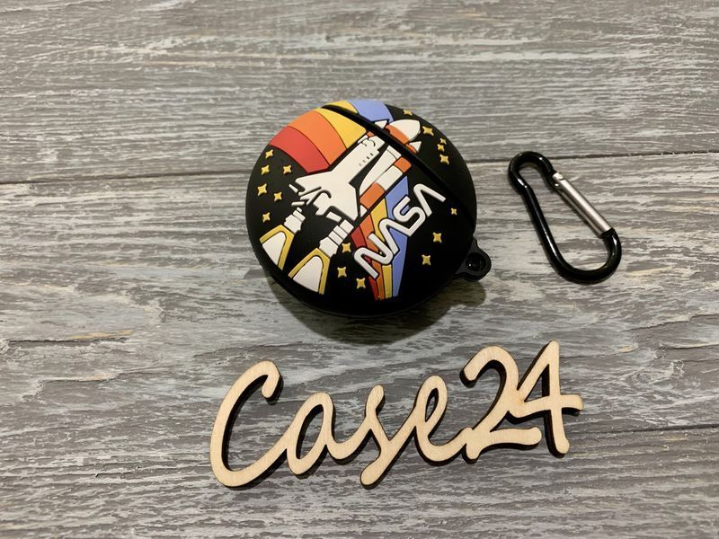 Чехол NASA на Airpods (2 цвета) 017411 фото