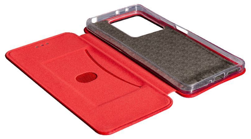 Шкіряний чохол книжка New Book case на Xiaomi Redmi Note 13 (5G) / червоний 096004 фото