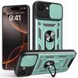 PC + TPU чохол Camshield Armor для iPhone 16e / зелений
