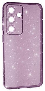Чехол силиконовый Clear Shine на Samsung Galaxy S25 Plus / фиолетовый 202343 фото