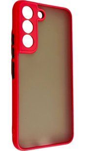 TPU чехол накладка Matte Color Case для Samsung Galaxy S22 красный 092177 фото