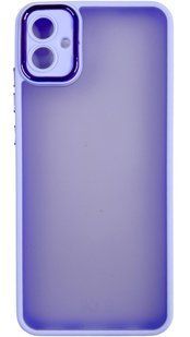 TPU чохол Luxury Metal Lens на Samsung Galaxy A04E (на самсунг а04) фіалковий 087646 фото