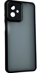TPU чохол Luxury Metal Lens на Motorola G14 чорний 094640 фото