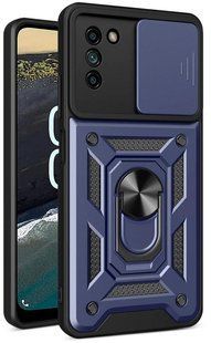 PC + TPU чехол Camshield armor для Nokia G11 синий 89316 фото