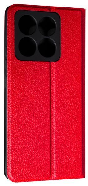 Шкіряний чохол книжка Fibra case на Xiaomi 14T Pro / червоний 201950 фото