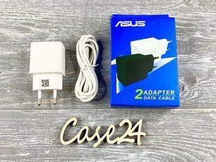 СЗП Asus з кабелем microUSB 1 м білий 83939 фото