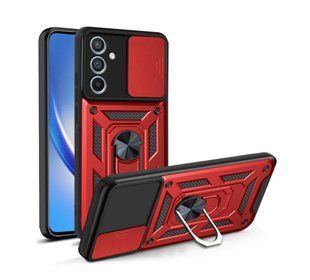 PC + TPU чохол Armor Camshield для Samsung Galaxy A34 / червоний 090719 фото