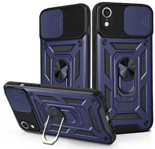 PC + TPU чохол Camshield armor для iPhone XR синій 097076 фото