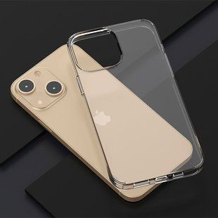 Ультратонкий чехол для iPhone 13 прозрачный (на айфон 13) 084198 фото