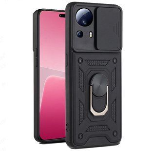 PC + TPU чохол Armor Camshield для Xiaomi 13 Lite / чорний 094572 фото