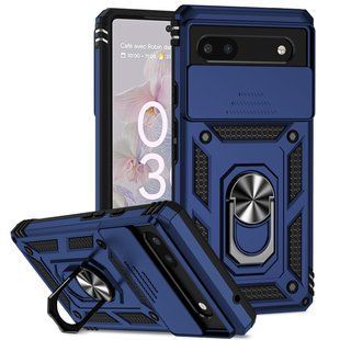PC + TPU чехол Camshield armor для Google Pixel 6 Pro синий 089367 фото