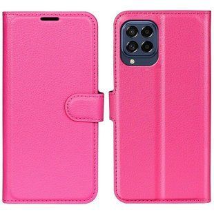 Чохол книжка Lichee для Samsung Galaxy M33 малиновий 089869 фото
