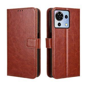 Чохол книжка Book case для ZTE Blade V50 Vita коричневий 094880 фото