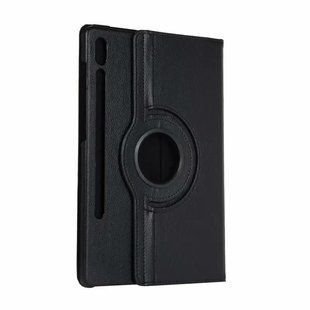 Шкіряний чохол книжка 360 для Samsung Galaxy Tab S11 Ultra (14.6") / чорний 101088 фото