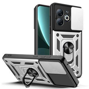 PC + TPU чехол Camshield Armor для Tecno Spark 20 Pro / серебристый 097099 фото