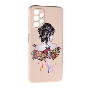Чохол силіконовий Art для Samsung Galaxy A13 (на самсунг а13) Butterfly 086897 фото
