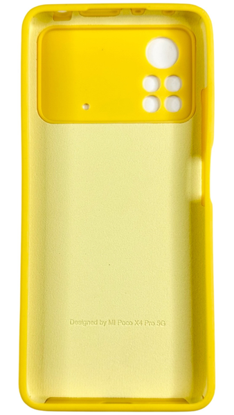 Чохол Soft touch для Poco X4 Pro 5G / жовтий 089266 фото
