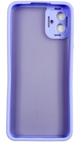 TPU чохол Luxury Metal Lens на Samsung Galaxy A04E (на самсунг а04) фіалковий 087646 фото