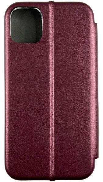 Чехол книжка Elegant book на iPhone 12 / бордовый 087946 фото