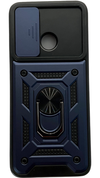 PC + TPU чохол Camshield armor на Poco C40 / синій 086196 фото