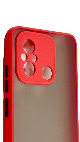 TPU чохол накладка Matte Color Case для Xiaomi Redmi 12C червоний 092077 фото