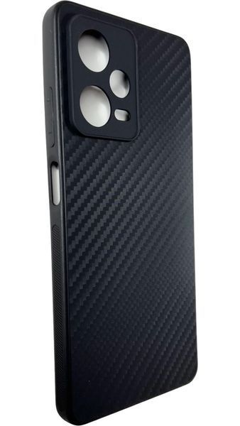 Чохол Carbon (TPU) для Xiaomi Redmi Note 12 Pro (наредмі нотут 12 про) чорний 087691 фото