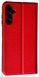 Шкіряний чохол книжка Fibra case на Samsung Galaxy M16 (5G) / червоний 202310 фото 2