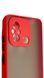 TPU чохол накладка Matte Color Case для Xiaomi Redmi 12C червоний 092077 фото 3