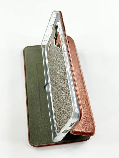 Чохол книжка Perforation book для Xiaomi Redmi Note 13 Pro Plus 5G темно-коричневий 095854 фото